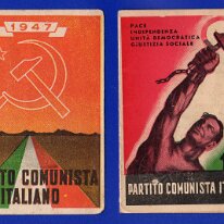 1947-PCI Le Tessere degli iscritti al Partito Comunista Italiano del 1947 e 1948