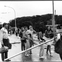 1969-FGCI (12) 1969: Livorno : Festa Nazionale dell'unita' (Loris Caneti, , Beloianna, Giuliano Ortolani, Laura Gruppioni, Lorena Gottardi, Loreti Tiziano)