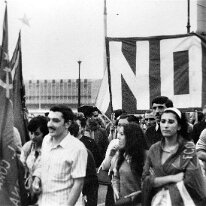 1969-FGCI (4) 1969: Livorno : Festa Nazionale dell'unita' (Giuliano Ortolani, Laura Gruppioni, Lorena Gottardi)