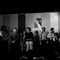 File0030 1973 - 11 Sala Sirenella : Concerto del Canzoniere delle Lame per il Cile (Paolo Paio, Chiara Stanghellini, Frida Forlani, Janna Carioli, Franco Ginestri ,...