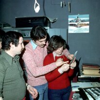 arci090 Soci del Circolo : Da sinistra : Dino Gabrielli, Bernardo Bernardi ed Emanuela Rondoni
