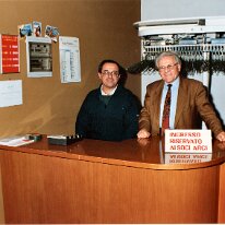 01-Cassa William Govoni e Sergio Parisini alla cassa della sala Sirenalla
