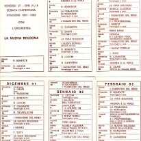 1991-2-Sirenella 1991 - Programma di ballo 1991 - 1992